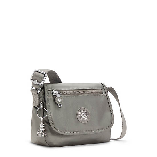 Kipling Sabian Metallic Crossbody Mini Väska Grå | SE 1868WN